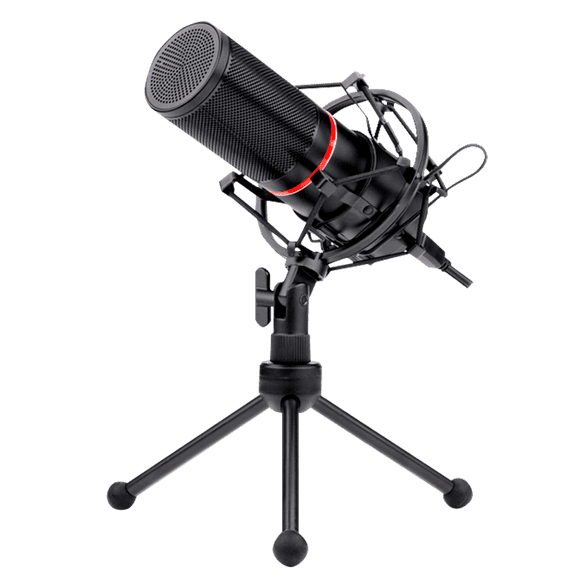 Microfono Gamer Redragon Blazar GM300 USB Led Rojo