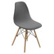 thumbnail image 3 of Funda Para Asiento De Silla Shell Sin Brazos Funda Para Salón Mid-Century Gris Oscuro, 3 of 5