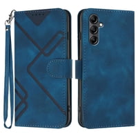 Funda Foxdock Para Samsung Galaxy A15 – Tipo Libro Con Soporte, Billetera, Correa Y Diseño Elegante
