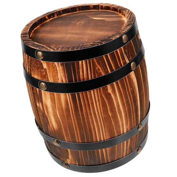 Barril de vino de roble, gran capacidad, estilo retro, ideal para servir cócteles, vino, cerveza, bar y decoración de interiores. , CafÉ, M café