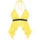 thumbnail image 3 of Blusa Top Mujer Halter Con Tachas Y Caída Asimétrica amarillo Talla Única, 3 of 3