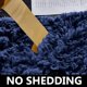 thumbnail image 5 of Alfombra IR Imperial Rooms 150 × 91 cm azul marino de pelo alto, 5 of 7