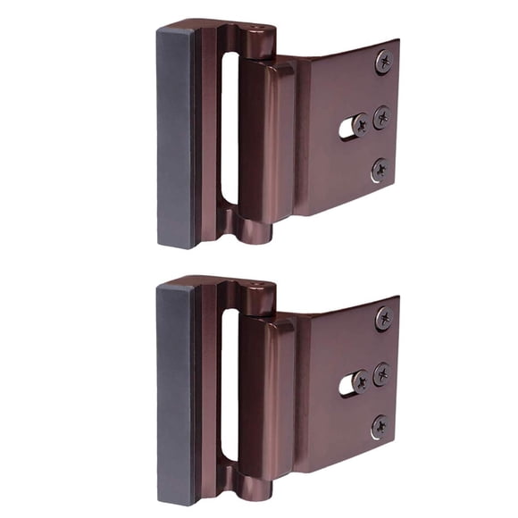Cerradura de refuerzo de puerta TOYFUL, 800 libras, para seguridad doméstica, paquete de 2