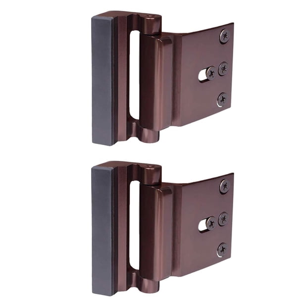 Cerradura de refuerzo de puerta TOYFUL, 800 libras, para seguridad doméstica, paquete de 2