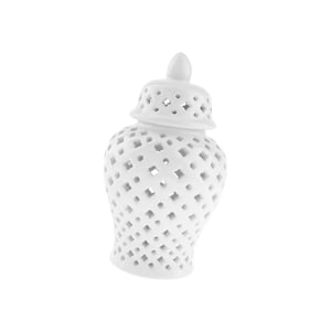 Bothyi - Jarrón De Cerámica Para Jengibre, Jarrón Para Templo Con Tapa, Decoración, Tarro De Almacenamiento, Artesanía