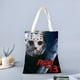 thumbnail image 2 of Jason Voorhees: Viernes 13 Bolso de tela con estampado de lienzo para mujer, bolsa de compras reutilizable y estética, con cremallera interior, regalo para mujer,38*45cm., 2 of 6