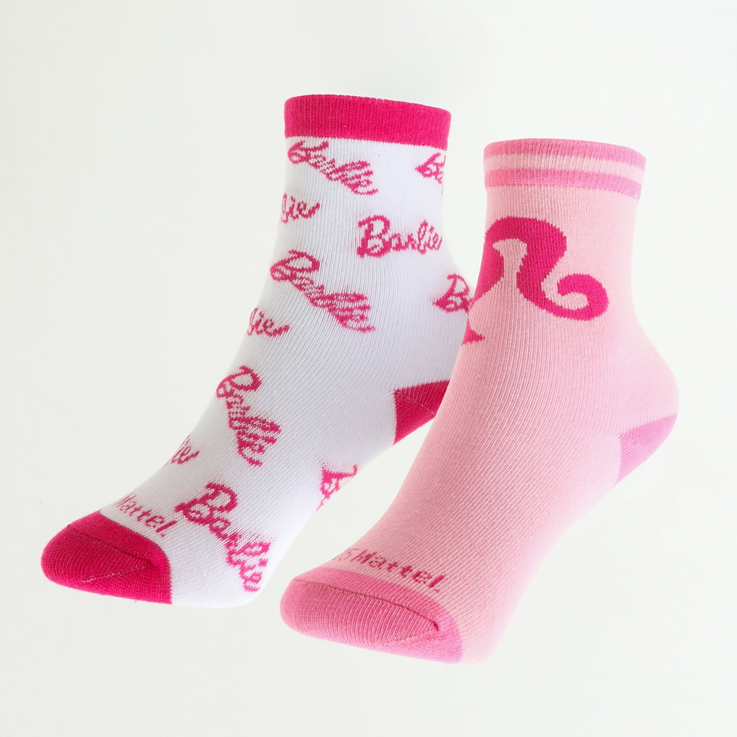 Pack Calcetines Niña Logos Blanco Barbie