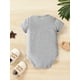 thumbnail image 2 of Baby Triangle Bodysuit Chug Life Bottle Letter Print Newborn Cute Short Sleeve Romper Pajamas, 2 of 5