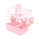thumbnail image 2 of Peque?a Jaula De Transportista De Animales Con Portabotella De Agua Para El Hámster Enano Rosa, 2 of 5