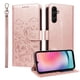 thumbnail image 5 of Funda Cartera para Samsung Galaxy A24 4G Perro Cachorro Grabado con Tarjetas Soporte Correa Rosa, 5 of 6