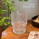 thumbnail image 5 of Vaso Vidrio Relieve Flor Begonia 180ml, 5 of 8