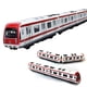 thumbnail image 1 of Juego de vagones de metro de aleación a escala 1/64, modelo VANTIYAUS, modelo Train Model VANTIYAUS,, 1 of 9
