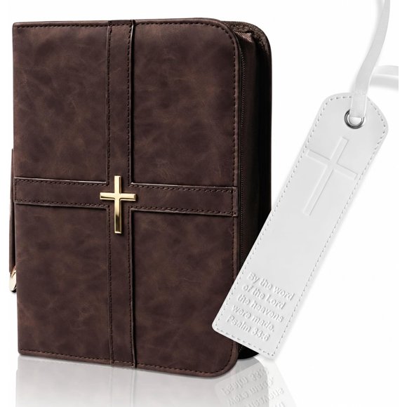 Funda para Biblia Luipa Store 27x19x6 cm Cuero PU Marrón