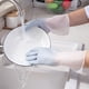 thumbnail image 2 of Guantes de cocina azules, reutilizables, ajustados, multifuncionales, para lavar platos, impermeables, duraderos, para el hogar., 2 of 8