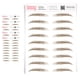 thumbnail image 1 of Tatuajes temporales de cejas Brows by Bossy - Pack de 5, color marrón ceniza, impermeable, 1 of 8