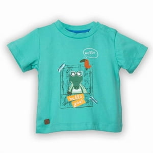 Polera Bebe Niño Verde Pillin