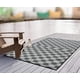 thumbnail image 5 of Tapete para exterior ARSUK para patio (150 x 100 cm) resistente a la intemperie, negro/blanco, 5 of 9