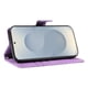thumbnail image 5 of Funda tipo cartera con tapa para Samsung Galaxy S25 Edge con tarjetero, soporte y cubierta magnética Morado, 5 of 5
