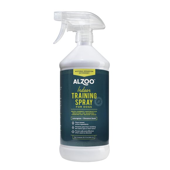 Spray de Entrenamiento Interior para Perros ALZOO 946 ml (a base de plantas)