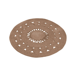 Genérico - Alfombra Yute Redonda 120Cm