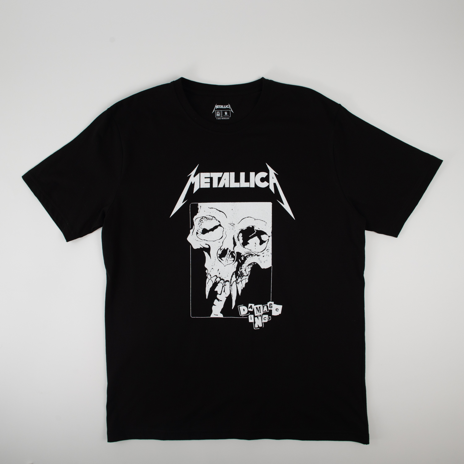 Polera Hombre You Metallica Calavera Negro