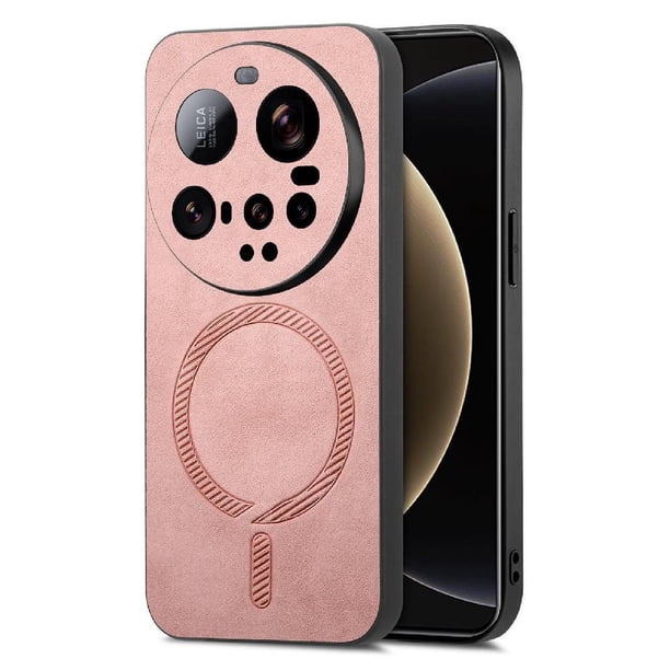 Magnetic Slim Case for Xiaomi 15 Ultra with Camera Guard & Anti-Scratch Back Pink