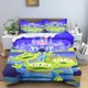 thumbnail image 1 of Alien Toy Story Quilt Cover Set 3D Cute Decor Print Comfortable Bedding Set Teenager Children Soft Breathable Bedding, 1 of 5