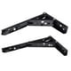 thumbnail image 1 of Escuadras Repisa Plegable 10" 25cm 2unidades Negra Metalica TFX, 1 of 10