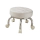 thumbnail image 3 of Taburete Giratorio De 360° Para Tareas Domésticas, Para Sala De Estar, Hogar Y Oficina, Color Blanco, 3 of 5