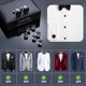 thumbnail image 4 of Set de Gemelos HAWSON 6 Piezas Negro y Plata con Caja de Regalo, 4 of 5