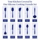 thumbnail image 3 of Set de utensilios de cocina GIR 10 piezas, silicona azul real, 3 of 7