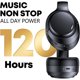thumbnail image 2 of Auriculares TAGRY A18 Overear ANC 45 dB 120H Bluetooth 6.0 40 mm, 2 of 3