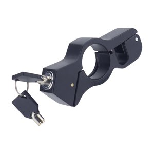Ioensy - Cerradura Genérica Para Manillar De Motocicleta, Para Ciclomotores, Color Negro