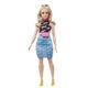 thumbnail image 4 of Muñeca de moda Barbie Fashionistas #202 Curvy con cabello rubio, 4 of 7