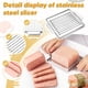 thumbnail image 3 of Kit de moldes para musubi YONGJUNG de 2 piezas con acero inoxidable, 3 of 7