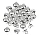 thumbnail image 2 of Gorra de perlas de campana de forma media redonda de plástico de 200pCS con hallazgos de lazo 8mm blanco K, 2 of 5
