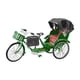 thumbnail image 3 of Modelo De Rickshaw De Aleación, Decoración Del Hogar Para Niños, Niñas, Adultos, Coleccionistas, Verde, Tres Ruedas, 3 of 5