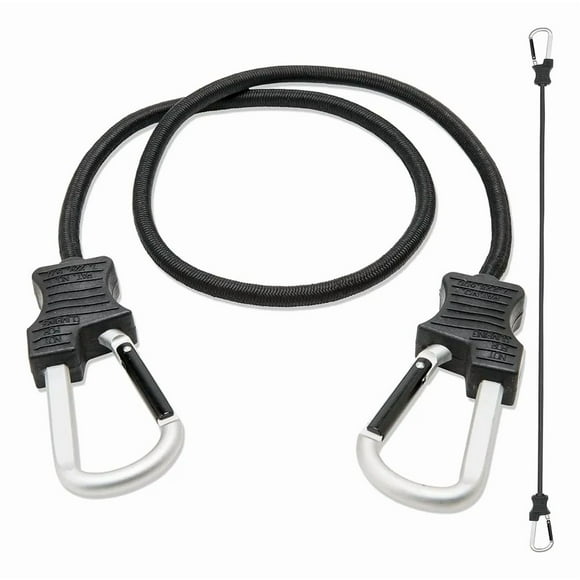 Piola Cuerda Elasticada Mosquetón Gancho Pack 2 Unidades