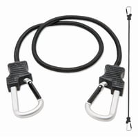 Genérico - Piola Cuerda Elasticada Mosquetón Gancho Pack 2 Unidades