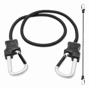 Genérico - Piola Cuerda Elasticada Mosquetón Gancho Pack 2 Unidades