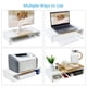 thumbnail image 2 of Soporte para monitor TEAMIX Wood con almacenamiento de 20 pulgadas, color blanco+arce, 2 of 6