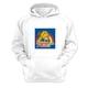 thumbnail image 1 of Polerón Canguro Rainbown Brite Blanco Talla Xs Unisex, 1 of 2