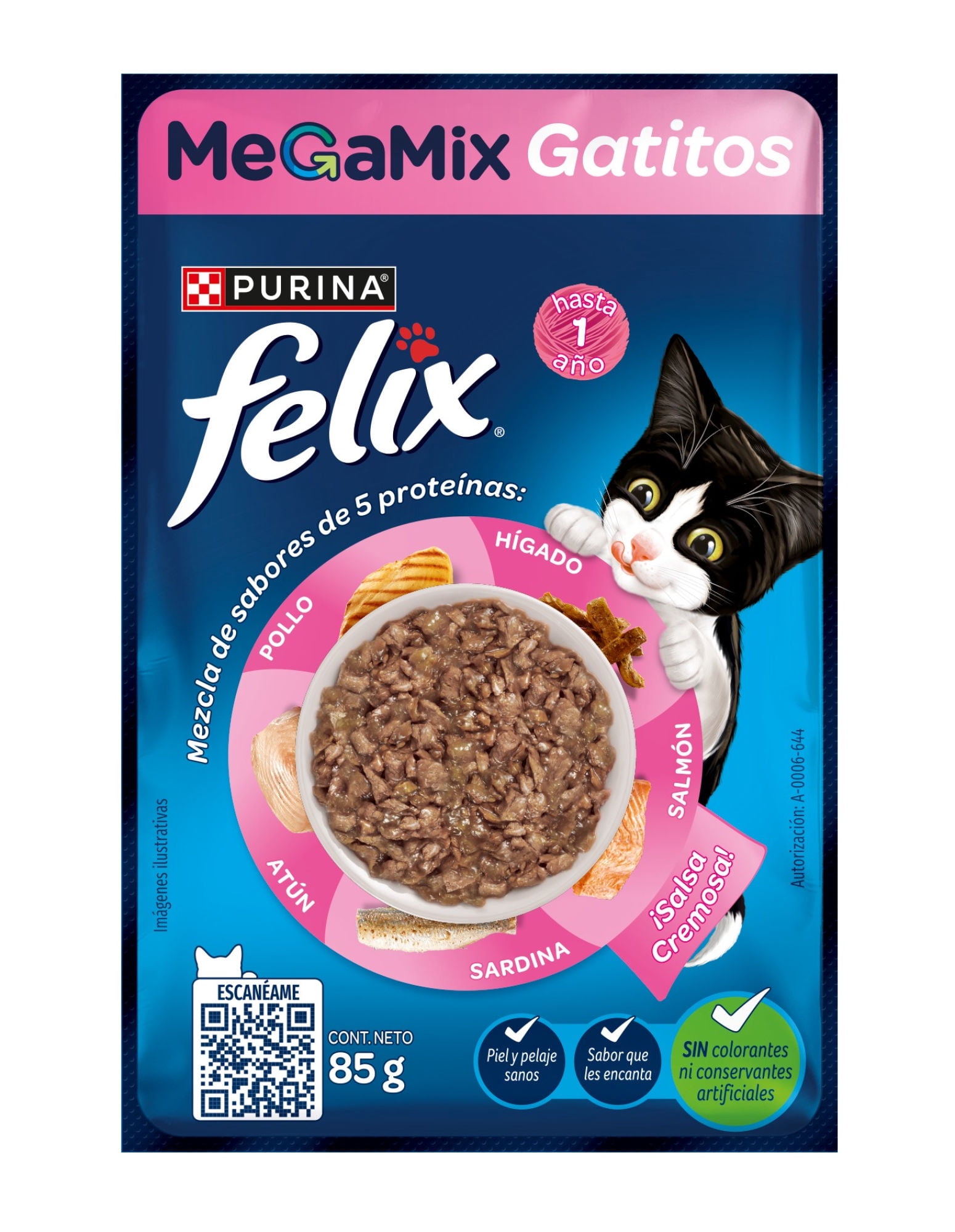 Mega mix gatitos, 85 g