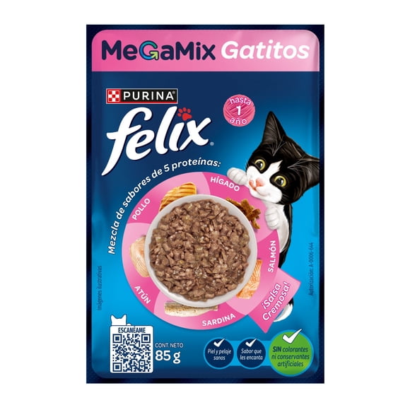 Mega mix gatitos, 85 g