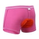 thumbnail image 2 of 3D Gel Acolchado Bicicleta Ciclismo Ropa interior Pantalones cortos Medias transpirables Hombres Rosa L, 2 of 5