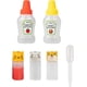 thumbnail image 1 of 5 mini botellas de salsa de soja Bento con gotero, tapa con forma de animal, contenedor de salsa para almuerzo, botella de plástico vacía, dispensador de condimentos para ensalada, ketchup, jarabe, ac, 1 of 7