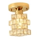 thumbnail image 1 of Luz De Techo De Cristal Moderna Al Ras Para Pasillo Entrada Pasillo, 1 of 5