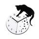 thumbnail image 1 of Reloj De Pared De Gato Que No Hace Tictac, Dormitorio, Comedor, Baño, Reloj Colgante Silencioso Sin Peces, 1 of 5