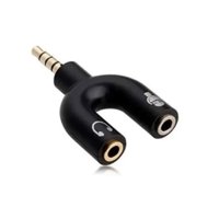Genérico - Adaptador Plug 3.5Mm M A 2 3.5Mm Mic/Aud H