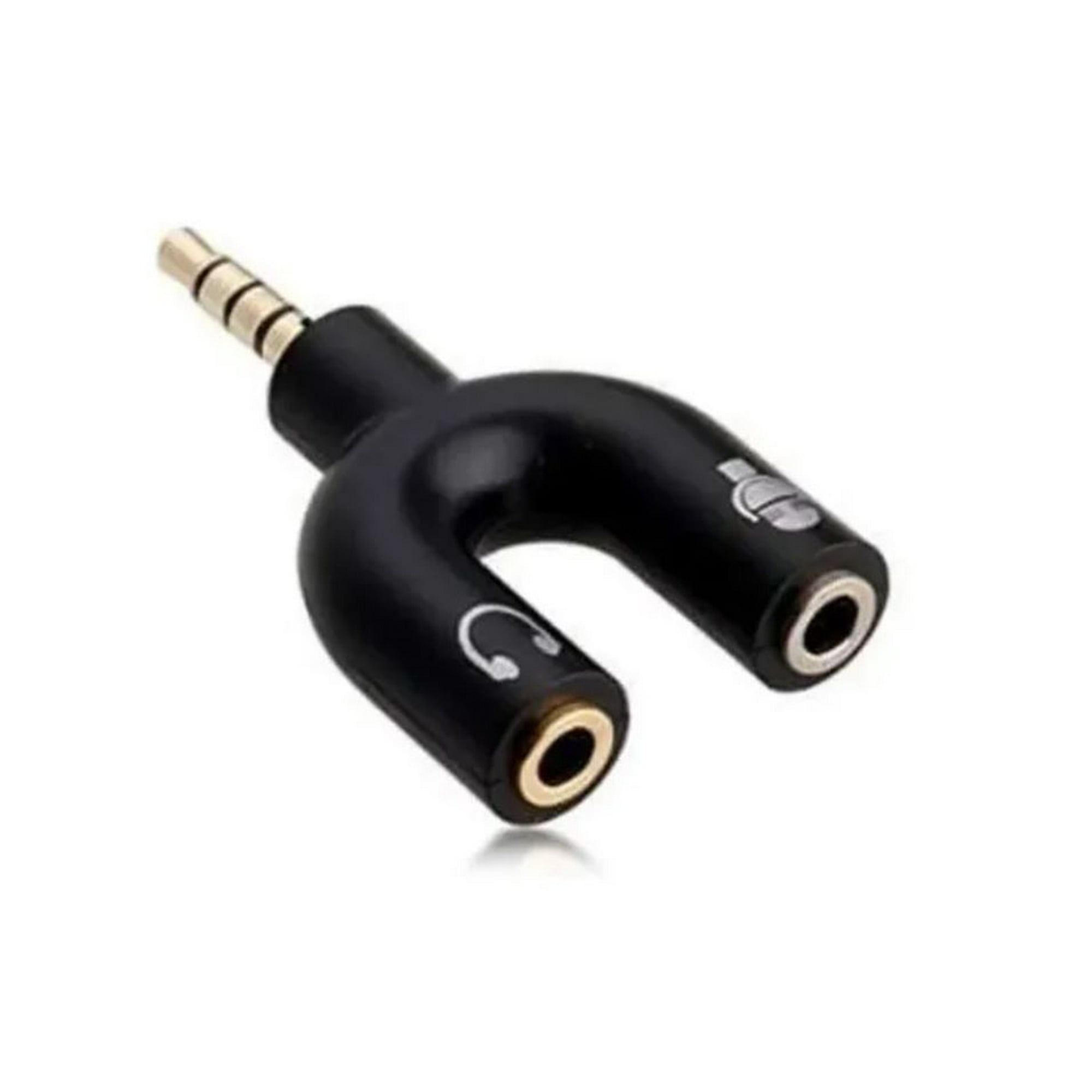 Genérico - Adaptador Plug 3.5mm M A 2 3.5mm Mic/aud H